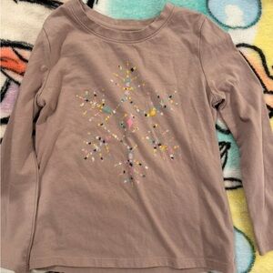 Kids Long Sleeve Graphic Shirt - Purple